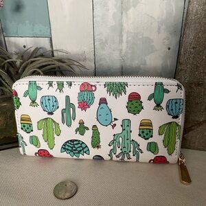Badiya Cactus Print Wallet